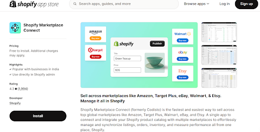 Shopify Marketplace